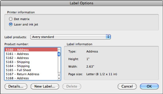 address labels in word for mac 2011